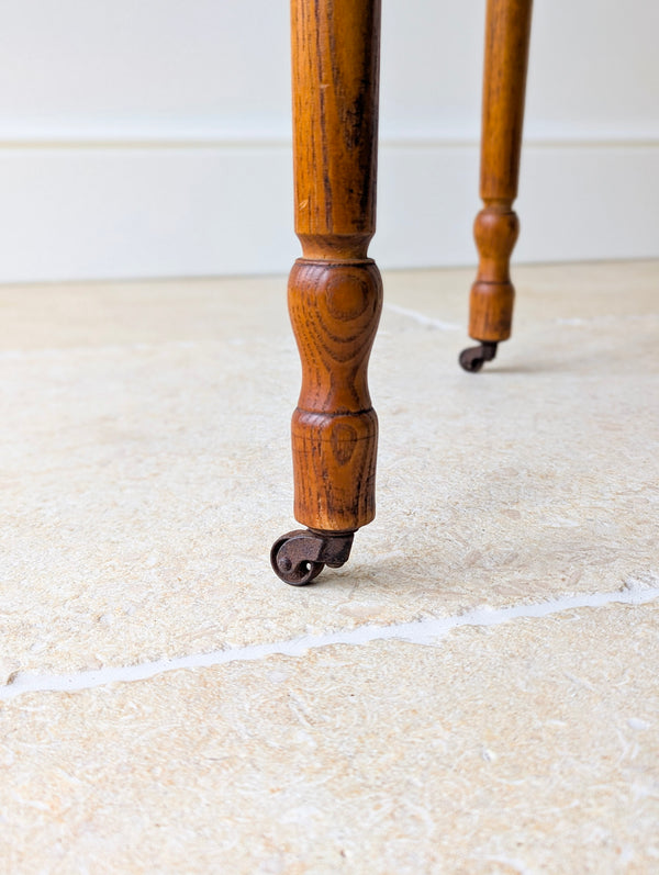 Antique Edwardian Oak Folding Table c.1905