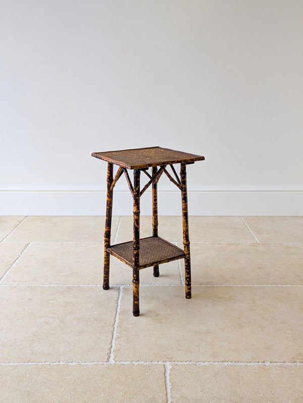 Antique Victorian Bamboo Occasional Table c.1890