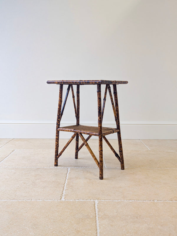 Antique Victorian Bamboo Occasional Table c.1890