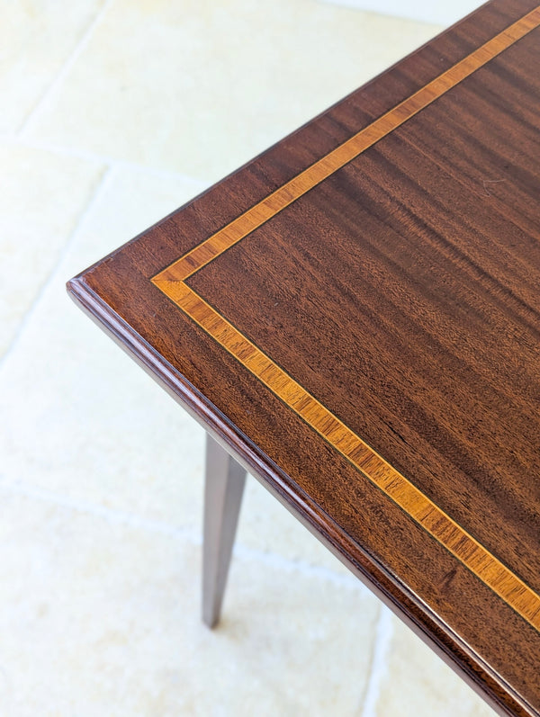 Antique Edwardian Mahogany Fold-Over Card Table c.1910