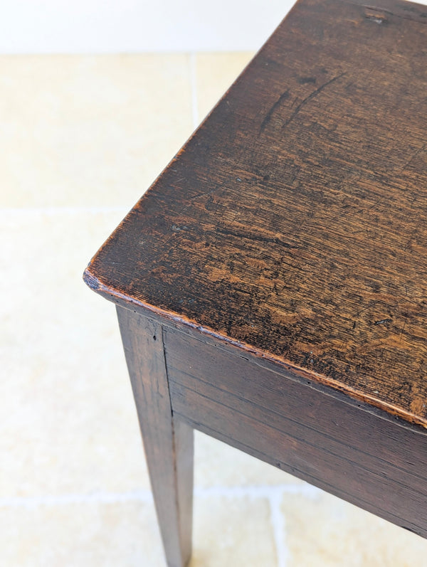 Antique Georgian Oak Work Table c.1800