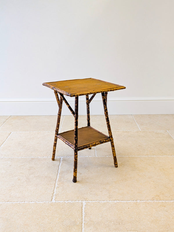 Antique Victorian Bamboo Occasional Table c.1890