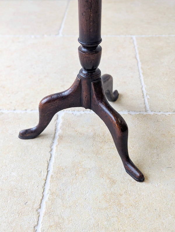 Antique Georgian Mahogany Tripod Wine Table c.1800