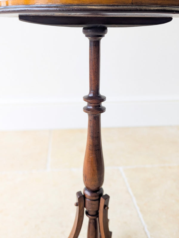 Antique Edwardian Inlaid Mahogany Wine Table c.1905