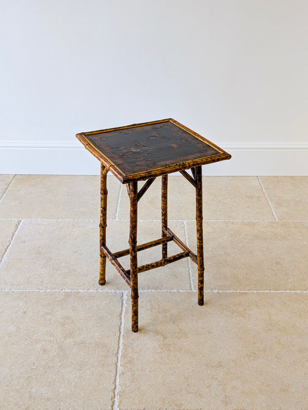 Antique Victorian Bamboo Occasional Table c.1890