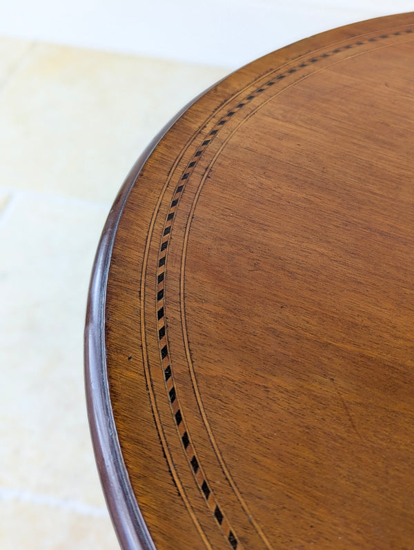 Antique Edwardian Mahogany Circular Occasional Table c.1905