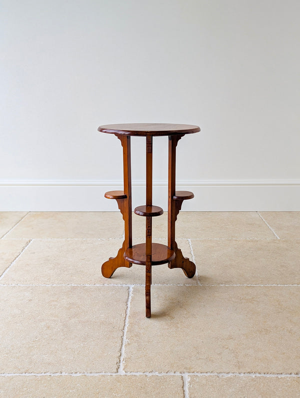 Antique Early 20th Century Beech Occasional Table c.1920