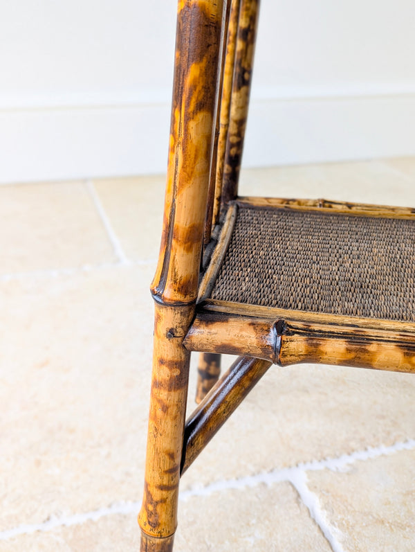 Antique Victorian Bamboo Occasional Table c.1890