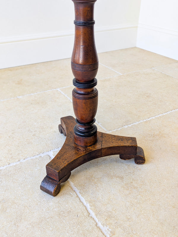 Antique William IV Mahogany Lyre-Form Music Stand c.1830