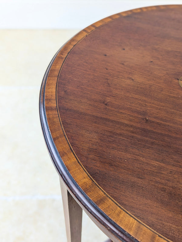 Antique Edwardian Mahogany Circular Occasional Table c.1905
