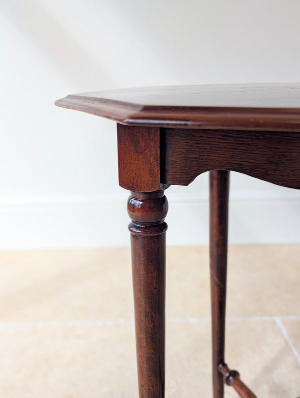 Antique Victorian Aesthetic Movement Mahogany Octagonal Occasional Table c.1890