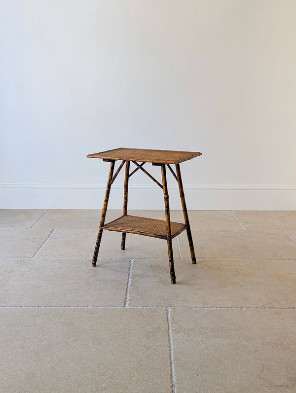 Antique Victorian Bamboo Occasional Table c.1890