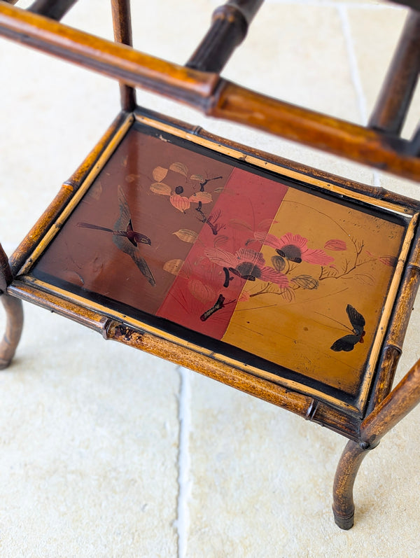 Antique Victorian Aesthetic Movement Bamboo Canterbury c.1890