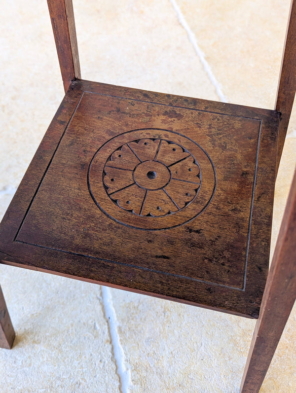 Antique Victorian Walnut Arts & Crafts Occasional Table c.1890