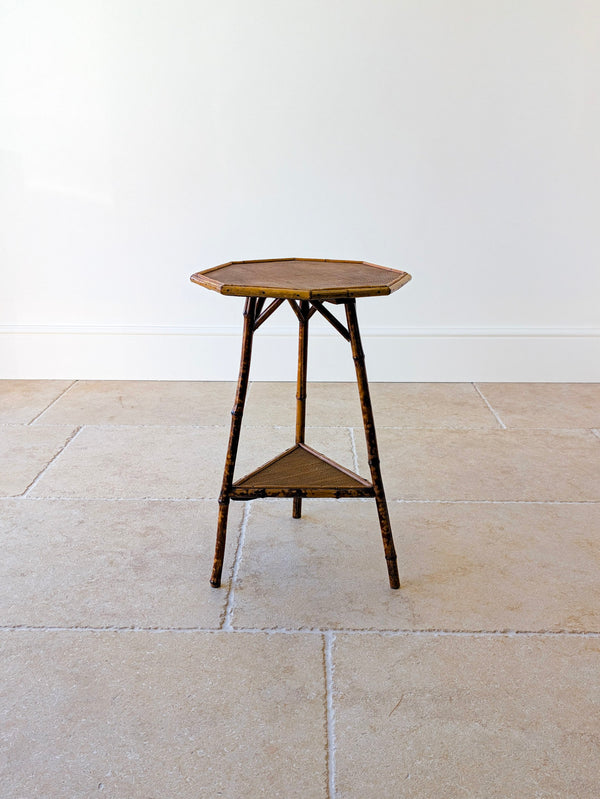 Antique Victorian Bamboo Occasional Table c.1890