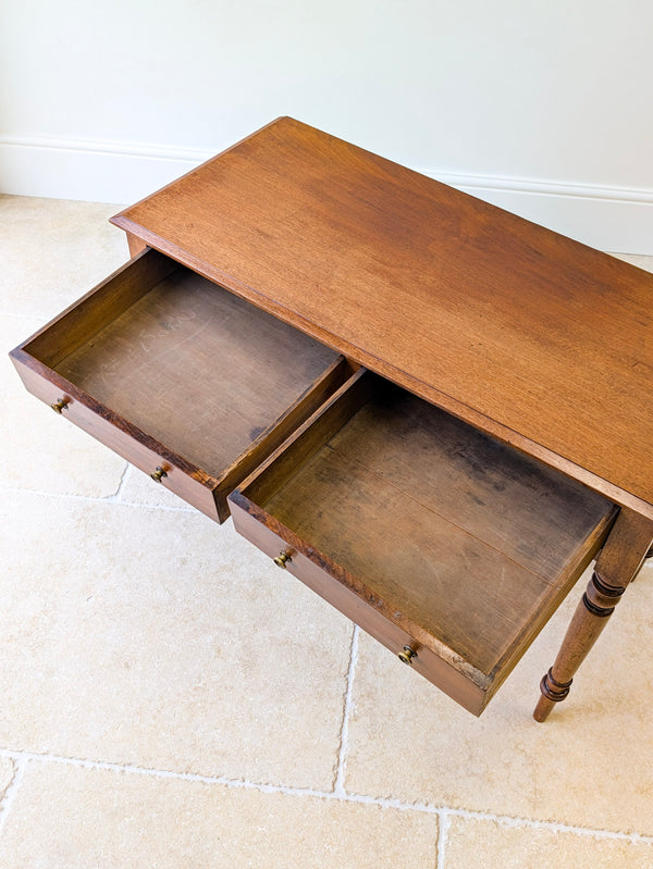 Antique Mid-Victorian Mahogany Writing Table c.1860