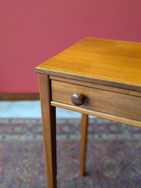 Mid Century Teak Side Table / Small Desk by Younger