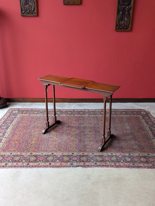 Antique Victorian Mahogany Metamorphic Music Stand / Reading Table