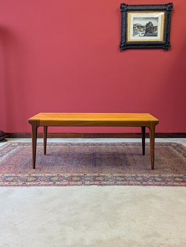 Mid Century 1960’s Long Teak Coffee Table