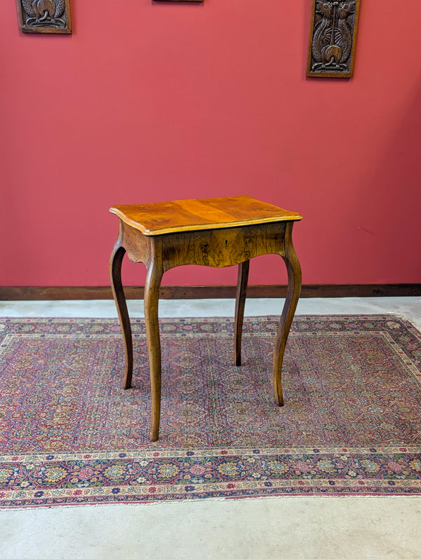 Antique 19th Century French Walnut Dressing Table / Vanity Table