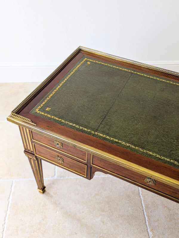 Antique Edwardian Louis XVI Style Mahogany Writing Desk by Spillman & Co. c.1910