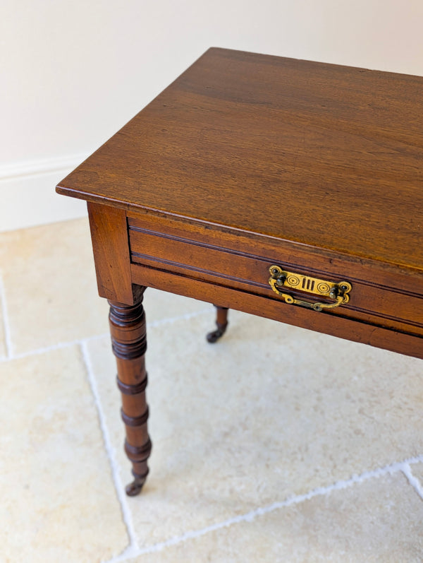 Antique Victorian Mahogany Writing Table c.1880