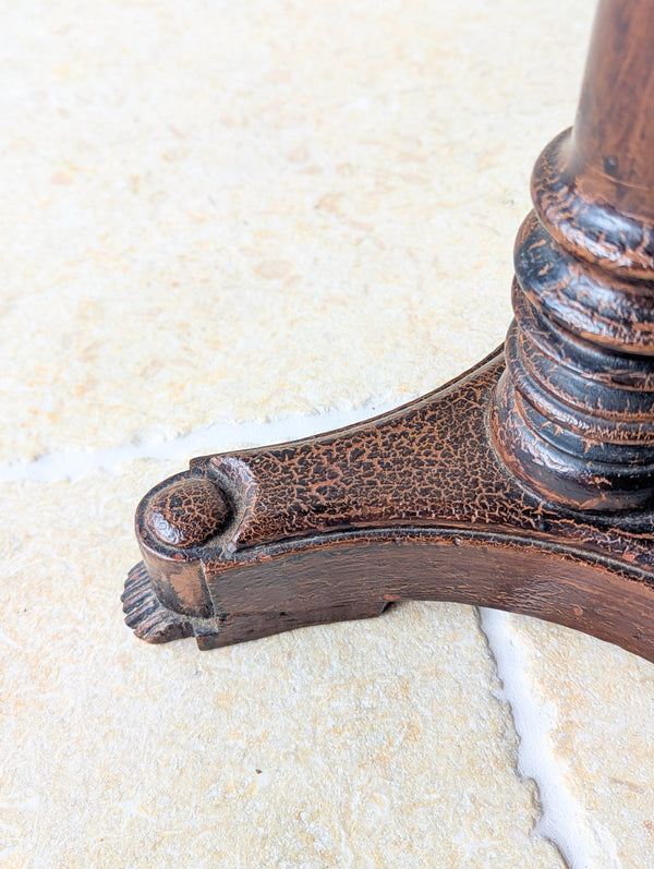 Antique Victorian Mahogany Games Table with Inlaid Chess Board c.1890