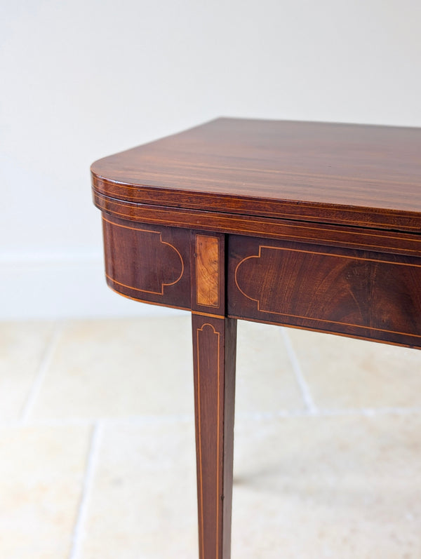 Antique George III Mahogany Tea Table c.1790