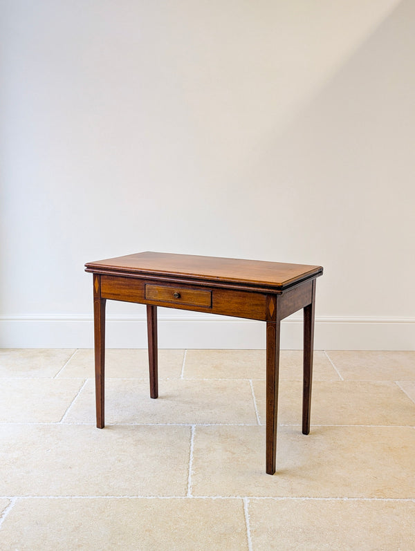 Antique Late Georgian Mahogany Tea Table c.1800