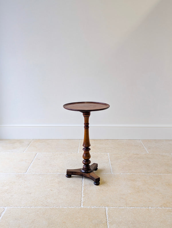 Antique Regency Mahogany and Beech Tilt-Top Wine Table c.1830
