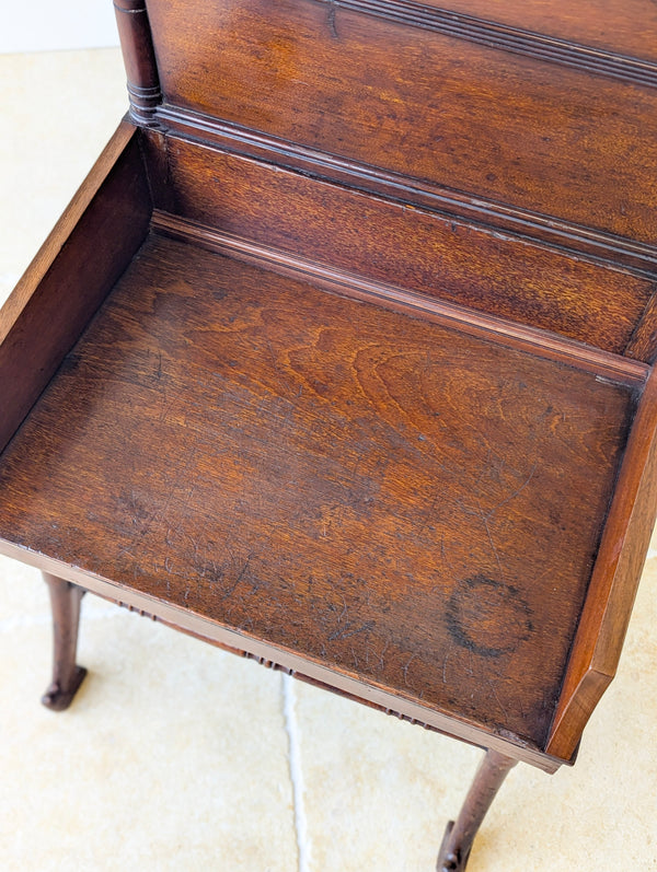 Antique Victorian Mahogany Hall Chair c.1890