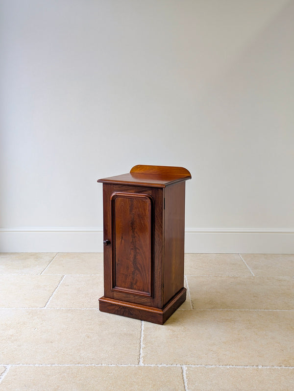 Antique Victorian Mahogany Bedside Cabinet c.1880