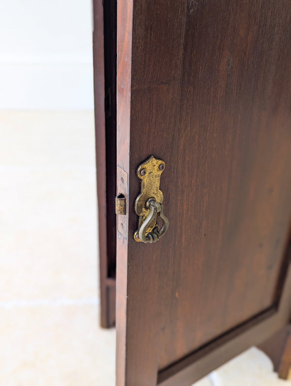 Antique Late Victorian Mahogany Bedside Cupboard c.1890