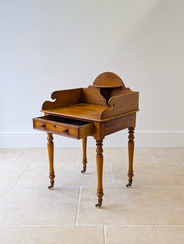 Antique Victorian Oak Dressing / Grooming Stand c.1880