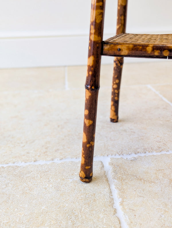Antique Victorian Bamboo Occasional Table c.1890