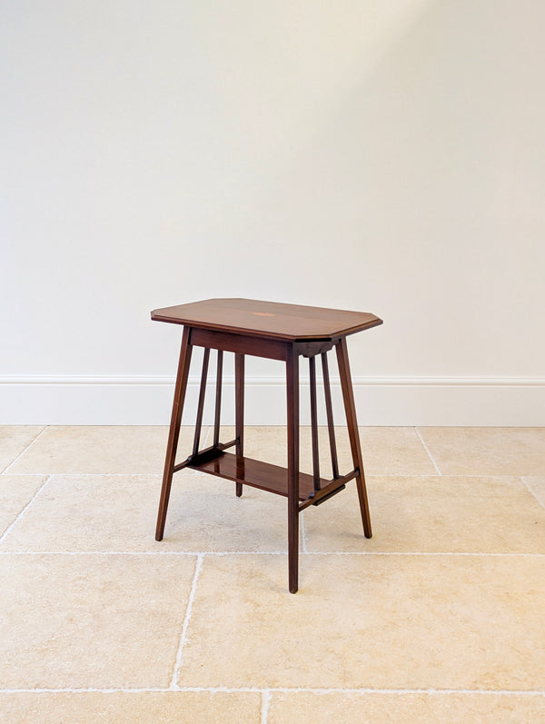 Antique Edwardian Inlaid Mahogany Occasional Table c.1905