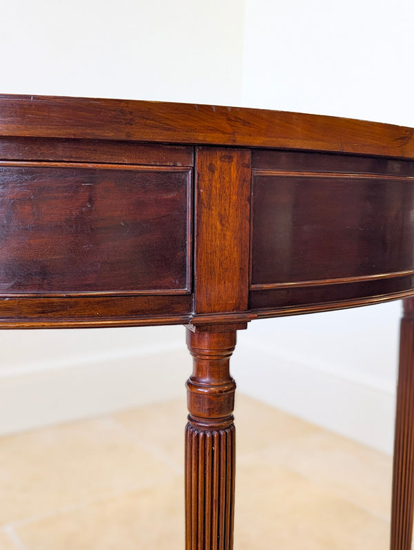 Antique Edwardian Mahogany Regency Style Console Table c.1905