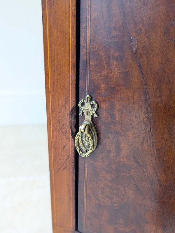 Antique Late Victorian Mahogany Bedside Cabinet c.1890