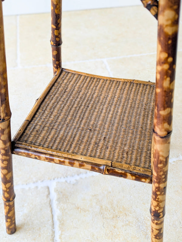 Antique Victorian Bamboo Occasional Table c.1890
