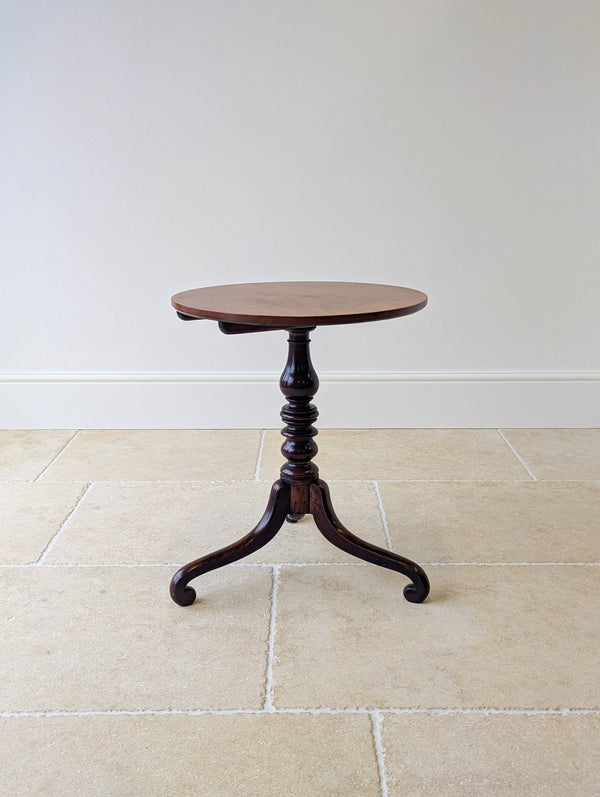 Antique Late Georgian Mahogany Tilt-Top Occasional Table c.1800
