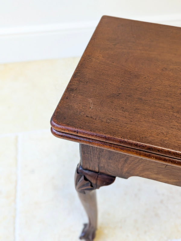 Antique Regency Mahogany Fold-Over Tea Table c.1810
