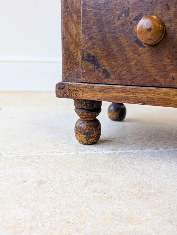 Antique Victorian Scumbled Pine Chest of Drawers c.1860