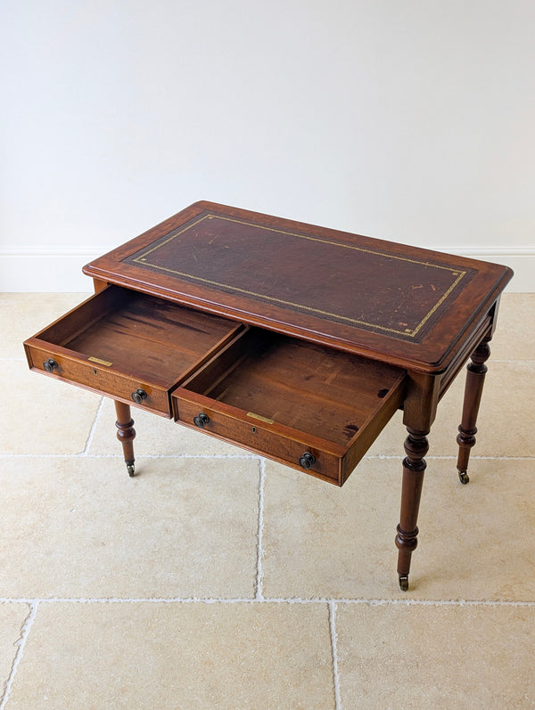 Antique Victorian Mahogany Writing Table c.1890