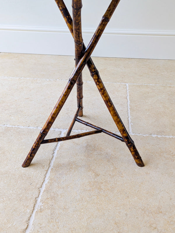 Antique Victorian Bamboo Occasional Table c.1890