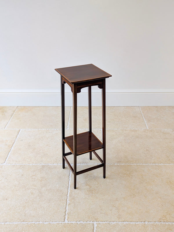 Antique Edwardian Mahogany Plant Stand c.1910