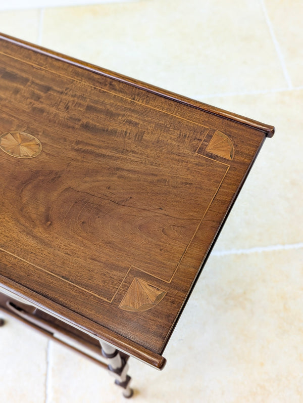 Antique Edwardian Mahogany Anglo-Japanese Pagoda Occasional Table c.1910