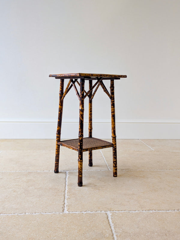 Antique Victorian Bamboo Occasional Table c.1890