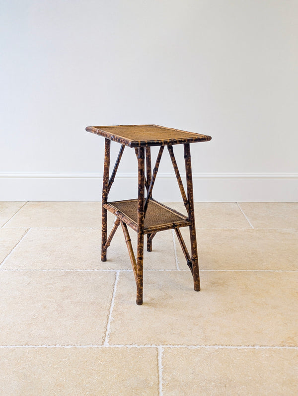 Antique Victorian Bamboo Occasional Table c.1890