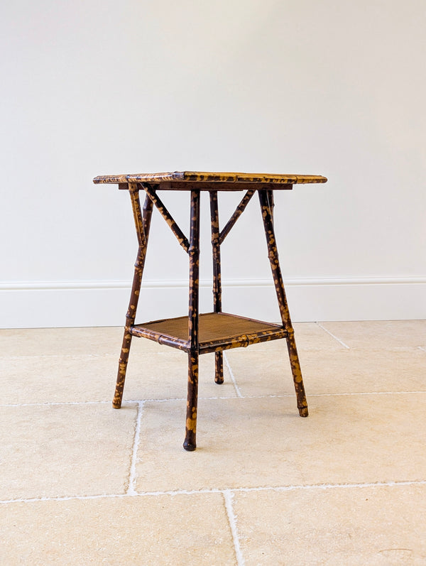 Antique Victorian Bamboo Occasional Table c.1890