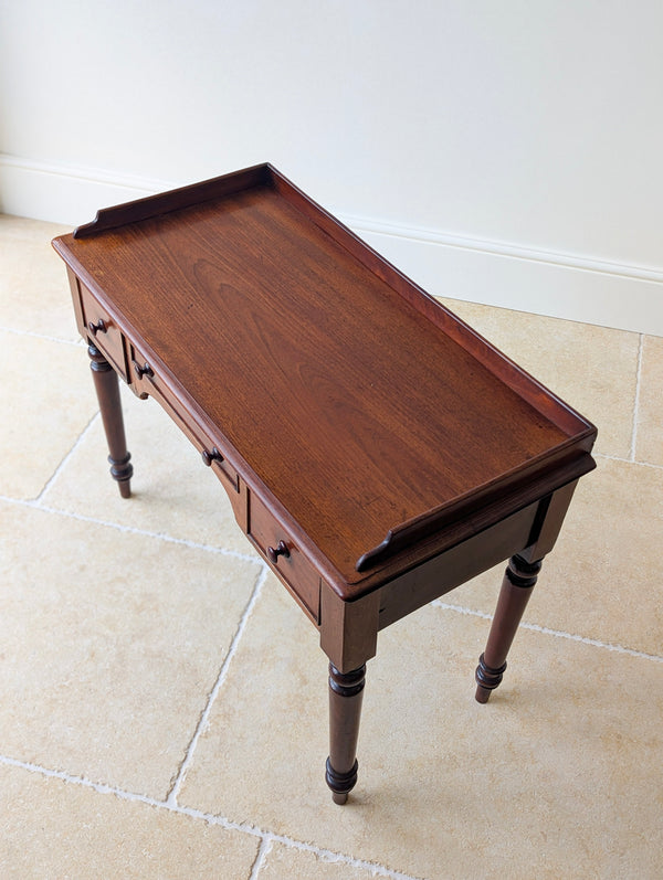 Antique Victorian Mahogany Writing Table c.1890